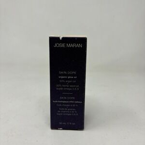 Josie Maran Skin Dope Organic Glow Oil 50% Argan 50% Hemp Seed 1.7oz 50ml NEW